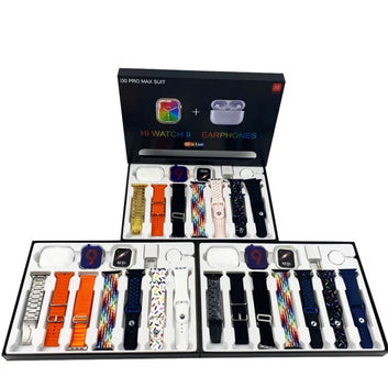 I 30 Pro Max Suit Smart Watch With Earbuds Series 9